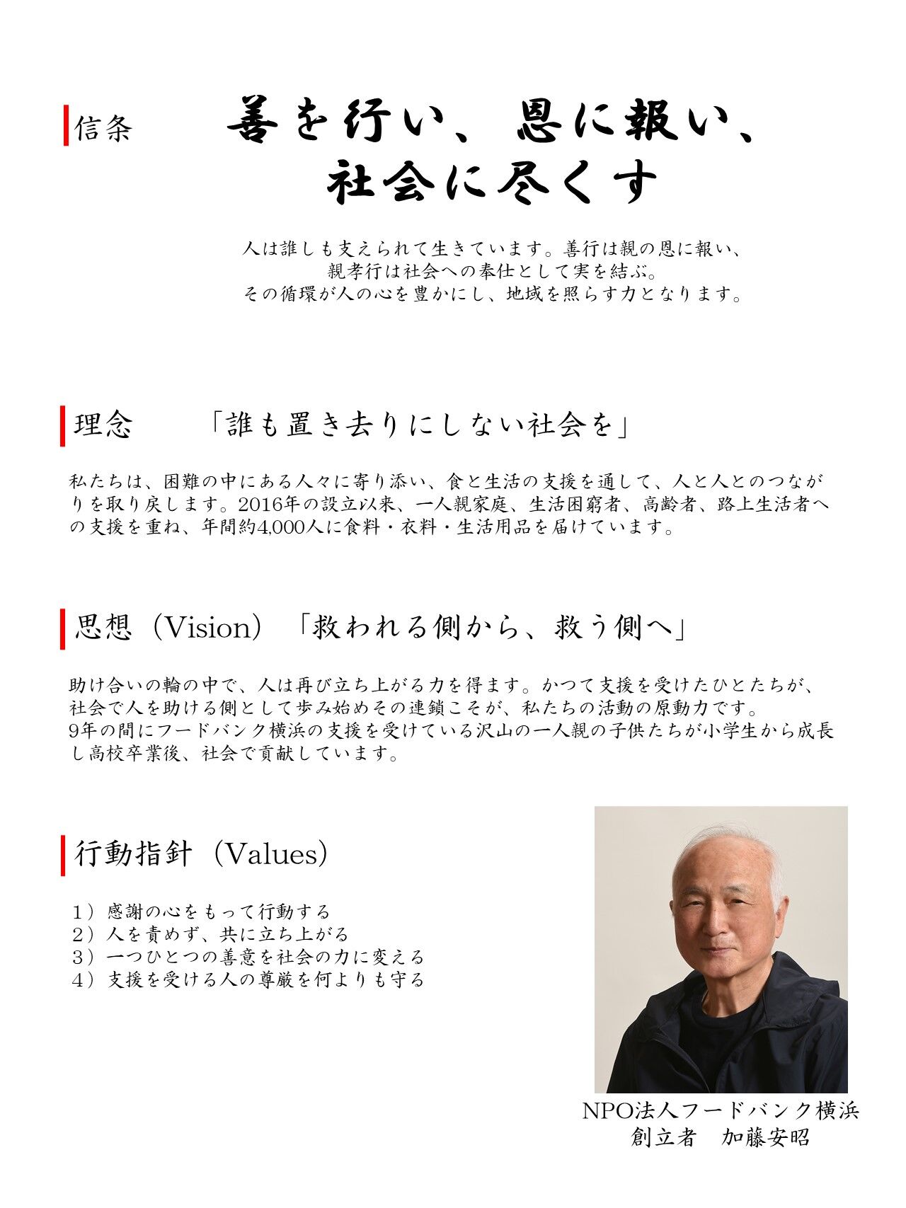 _フードバンク横浜_経営理�念1 加藤理事長　HP用